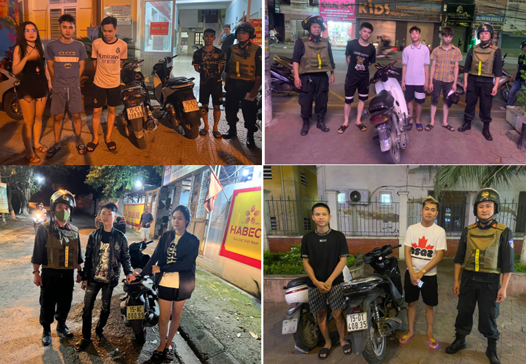 Phòng Cảnh sát cơ động: Xử lý 9 thanh thiếu niên vi phạm TTATGT đêm 29.5